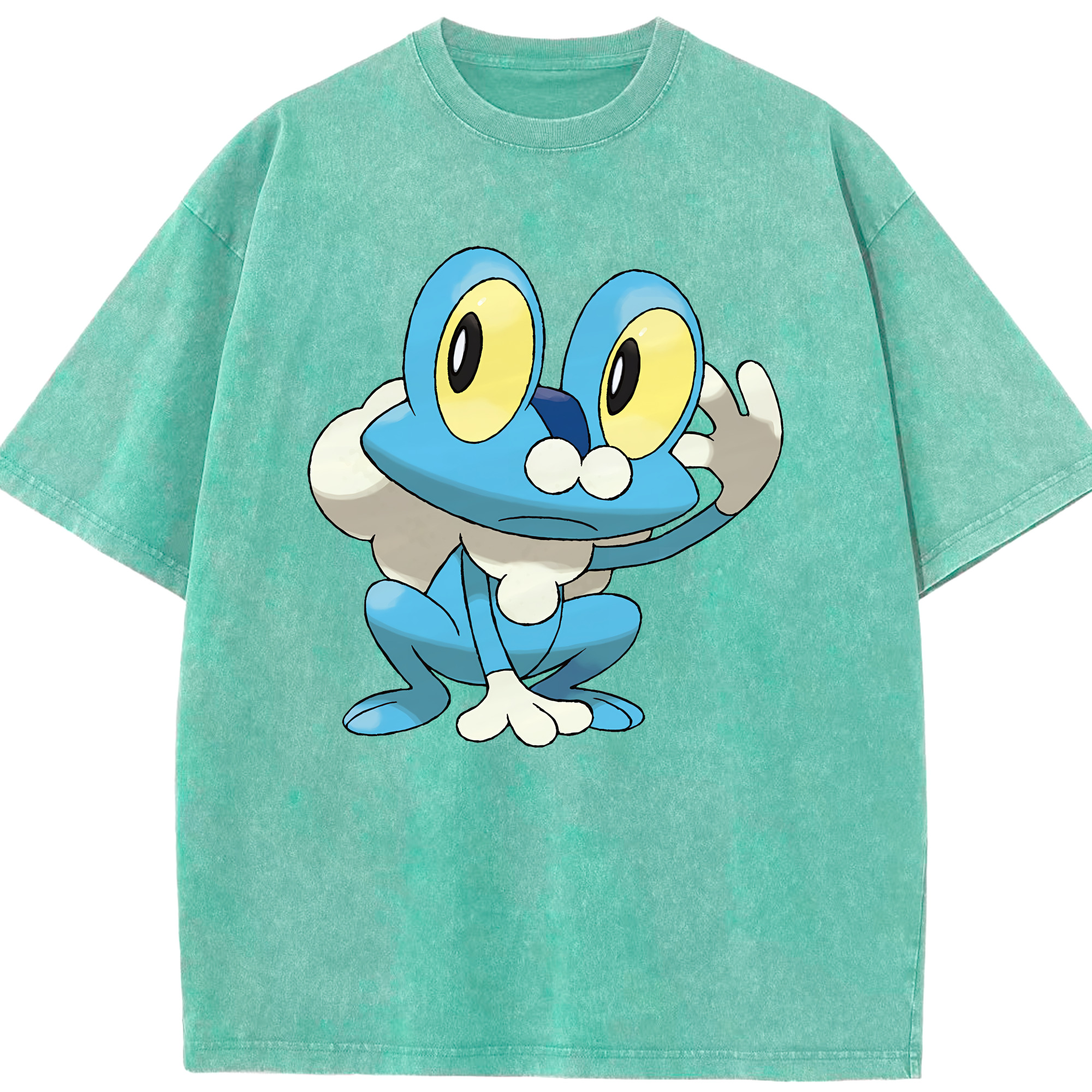 （画像用） ポケットモンスター Pokémon 綿100% ヴィンテージ風 半袖Tシャツ（フロントプリント）